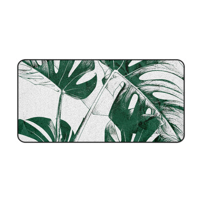 Monstera Leaf Green Desk Pad