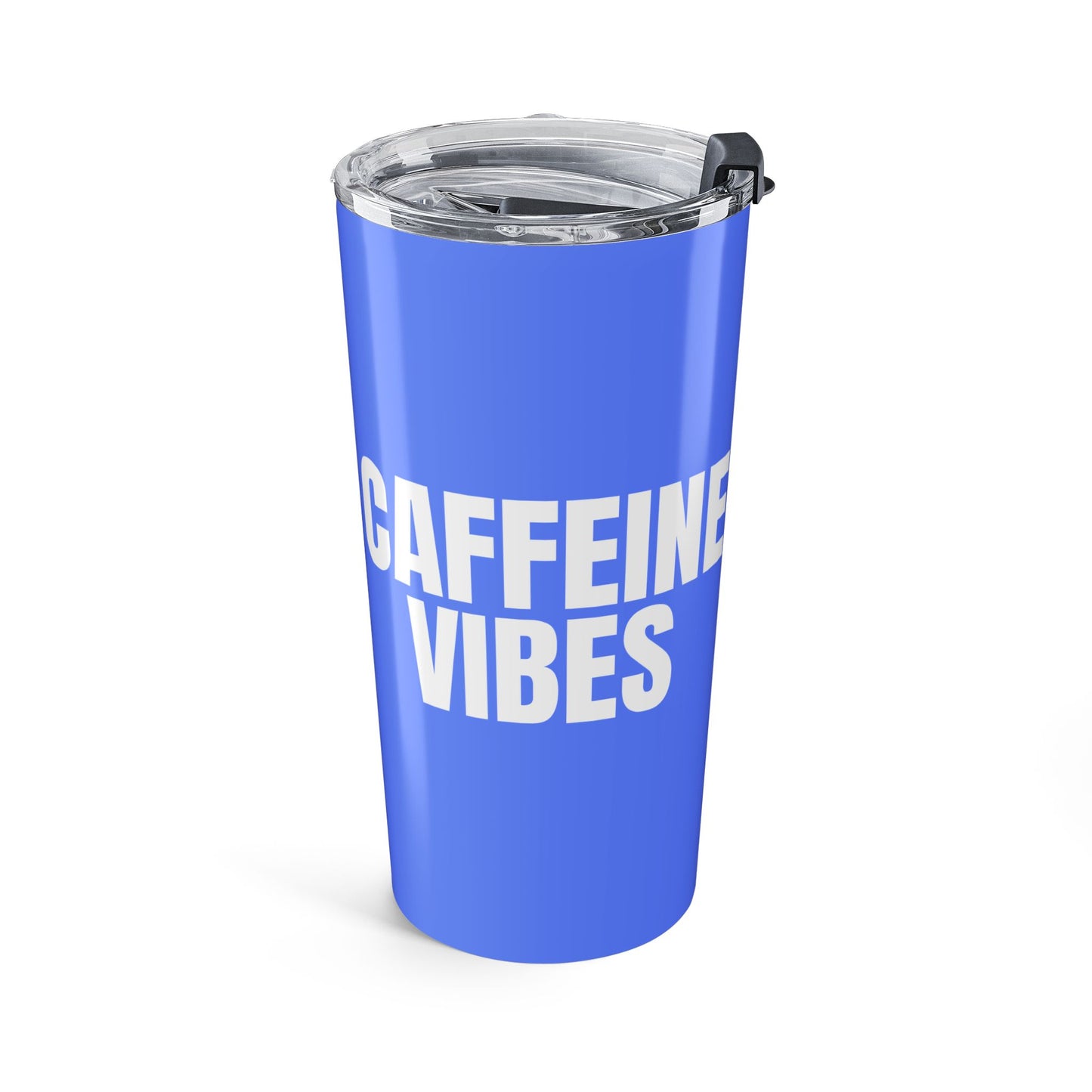 Periwinkle Caffeine Vibes 20oz Stainless Steel Tumbler | Color Coordinated Collection