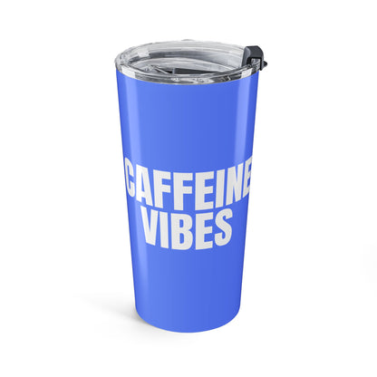 Periwinkle Caffeine Vibes 20oz Stainless Steel Tumbler | Color Coordinated Collection