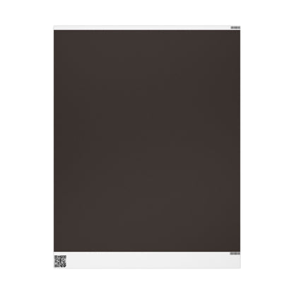 Copy of Muted Charcoal Wrapping Paper Matte or Glossy Gift Wrap 3 Sizes Fine Art Paper
