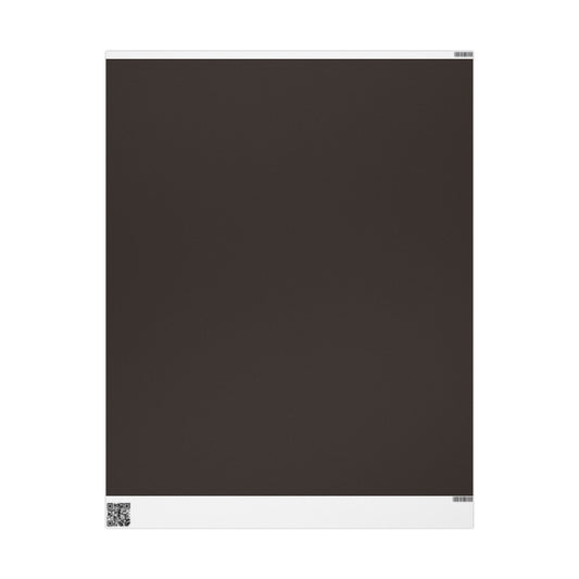 Muted Charcoal Wrapping Paper Matte or Glossy Gift Wrap 3 Sizes Fine Art Paper