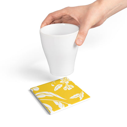 Mango Dreams Floral Ceramic Coaster Coordinated Collection