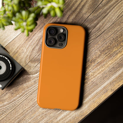 Tangerine Tough Cell Phone Case Matte or Glossy Protective Case iPhone Samsung