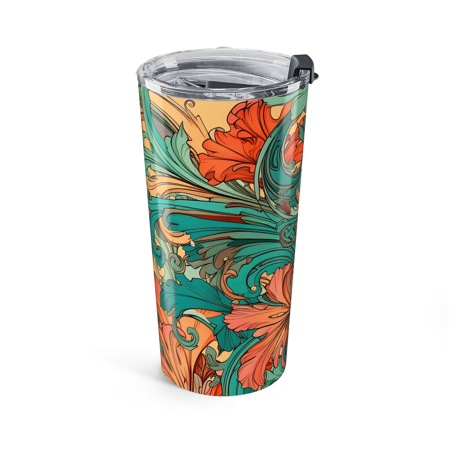 Coral Flourish 20oz Tumbler Insulated Travel Mug