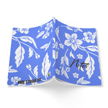 Periwinkle Floral A5 Lined Journal Coordinated Collection