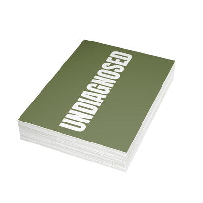 Olive Postcard Set Pack of 10, 30 or 50 w/ Envelopes | Coordinated Collection