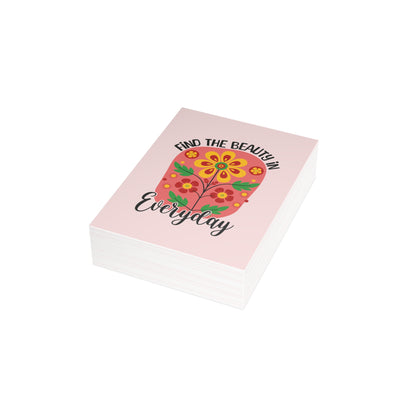 Find the Beauty Postcards Inspirational Floral Postcard Set