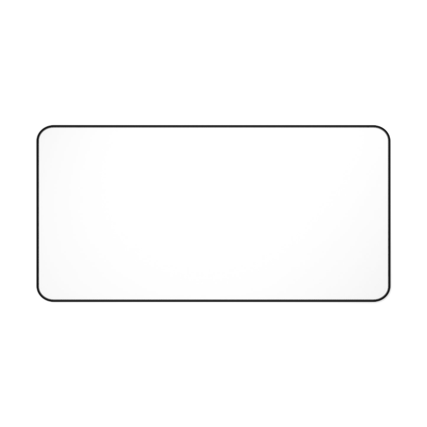 White Desk Mat Color Coordinated Collection (12x18, 12x22, 16x32)