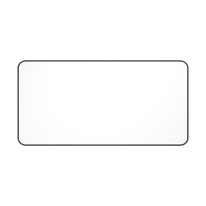 White Desk Mat Color Coordinated Collection (12x18, 12x22, 16x32)
