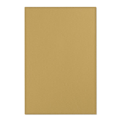 Muted Gold Rug 24 x 36 Solid Color Accent Rug Modern Home Decor