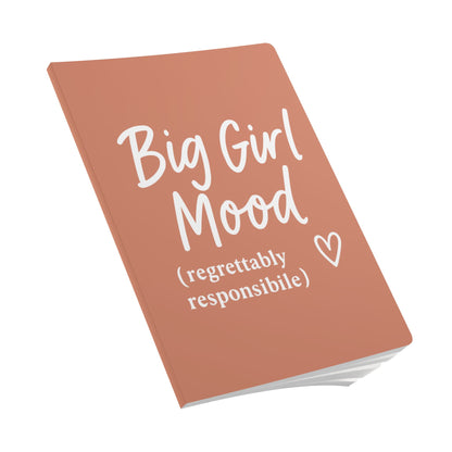 Terracotta Big Girl Mood A5 Lined Journal