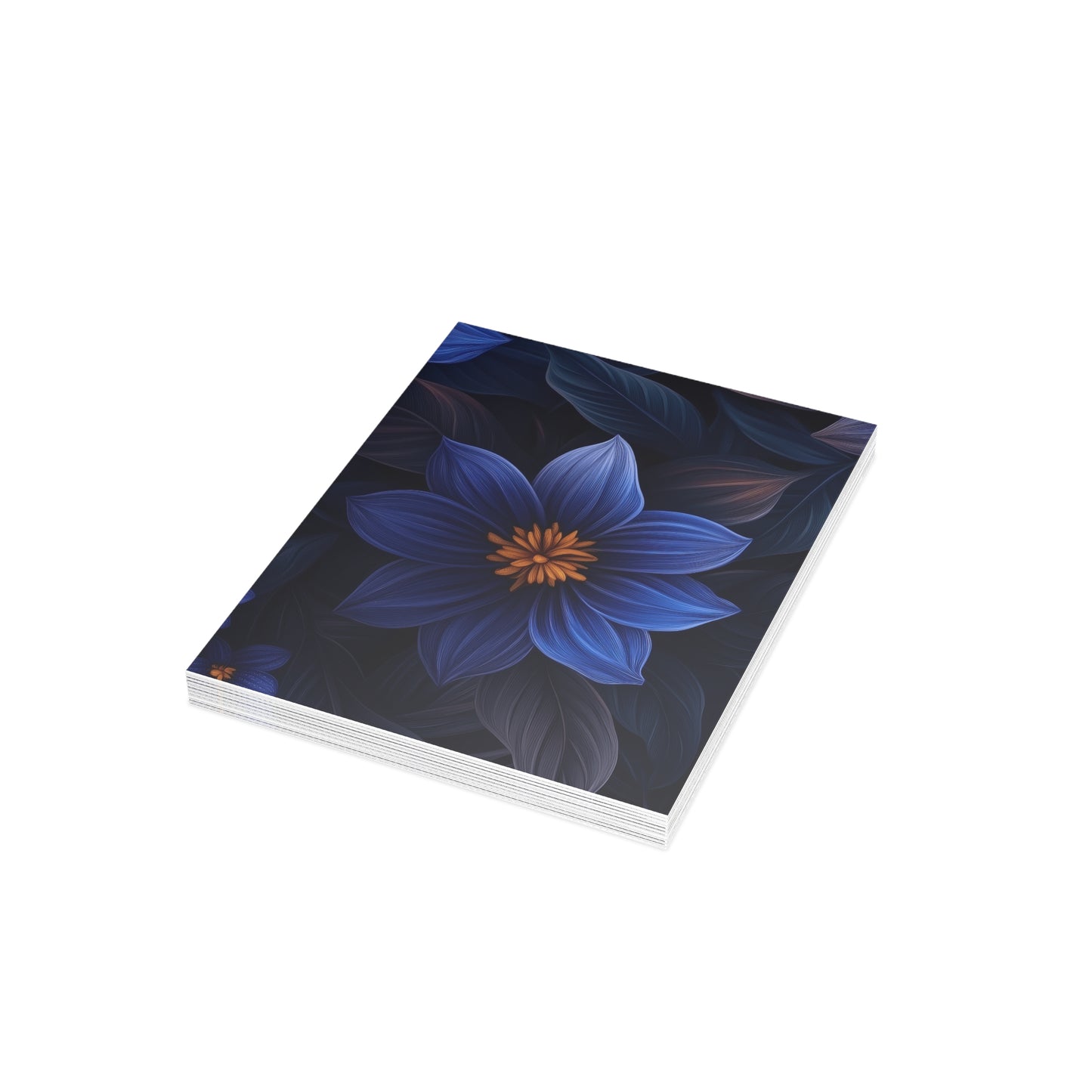 Blue Floral Heaven Postcards Blue Floral Botanical Postcard Set