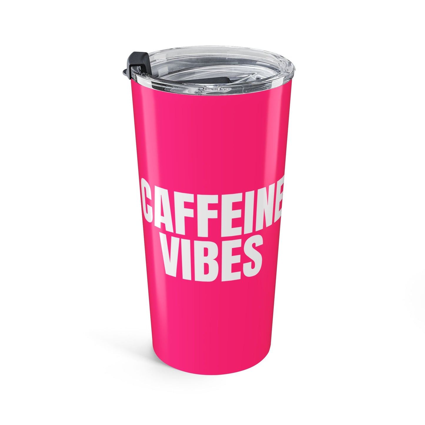 Pink Caffeine Vibes 20oz Stainless Steel Tumbler | Color Coordinated Collection