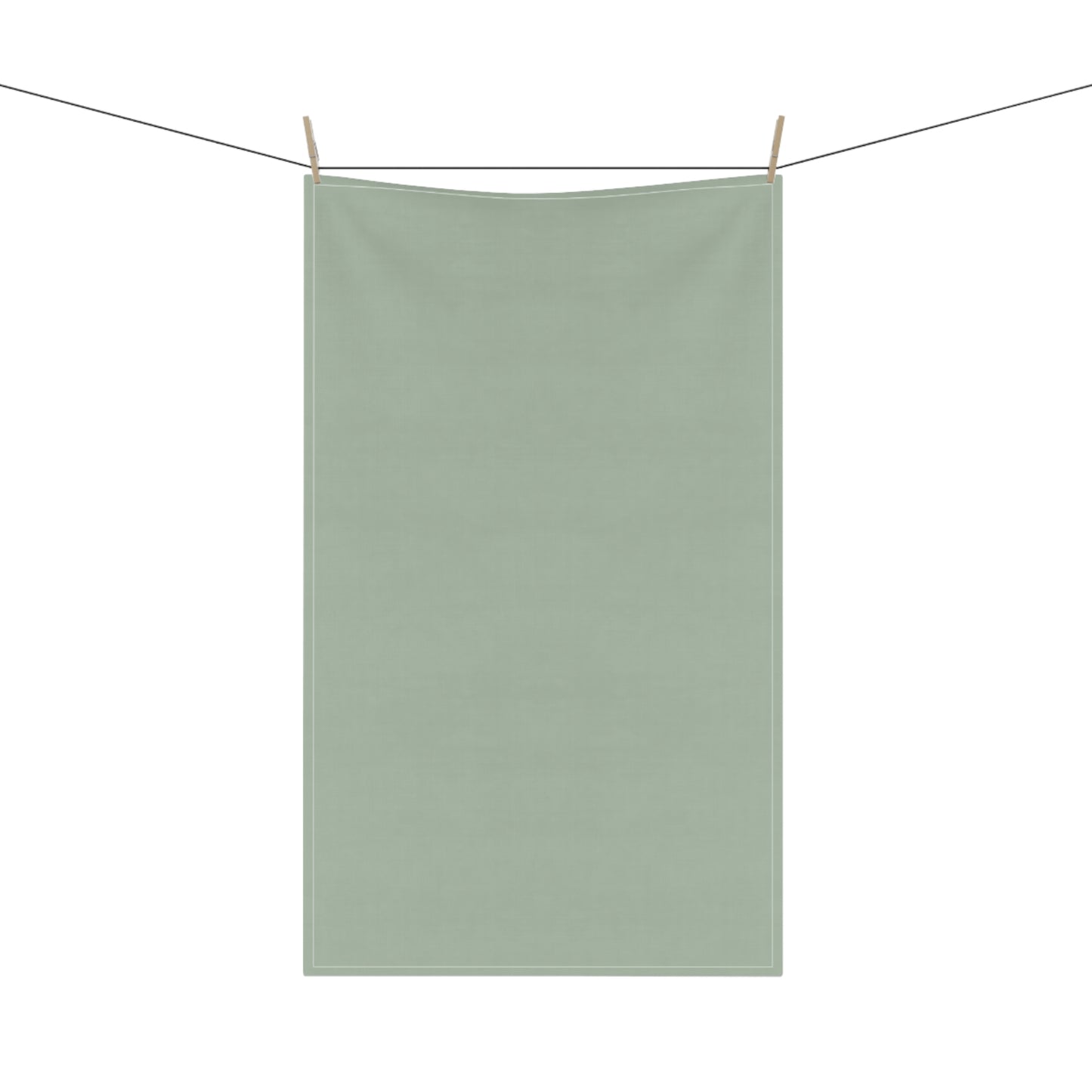 Sage Cotton Twill Tea Towel 18 x 30