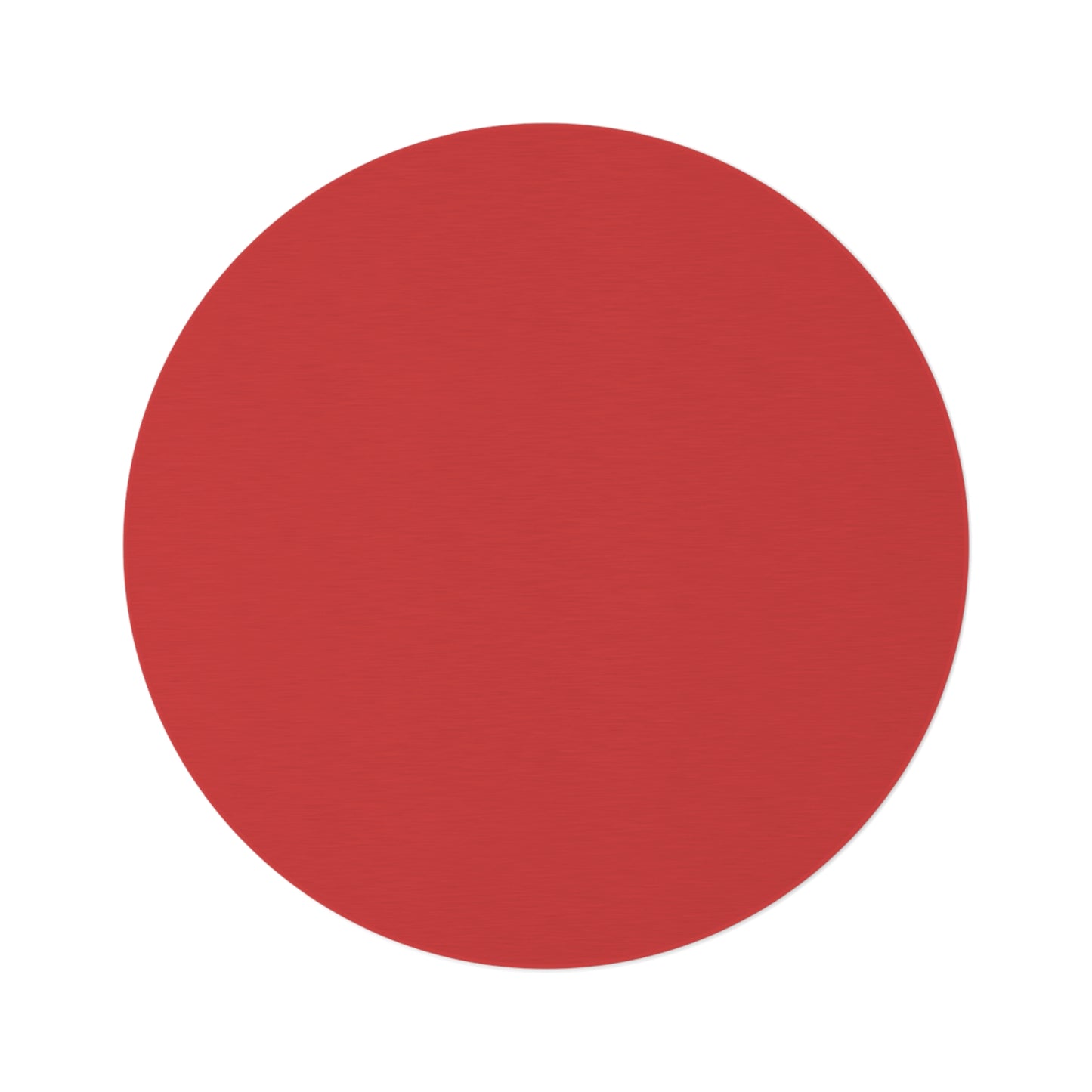 True Red Coordinated Round Rug 60 Inch Floor Rug Minimal Home Decor Living Room Rug