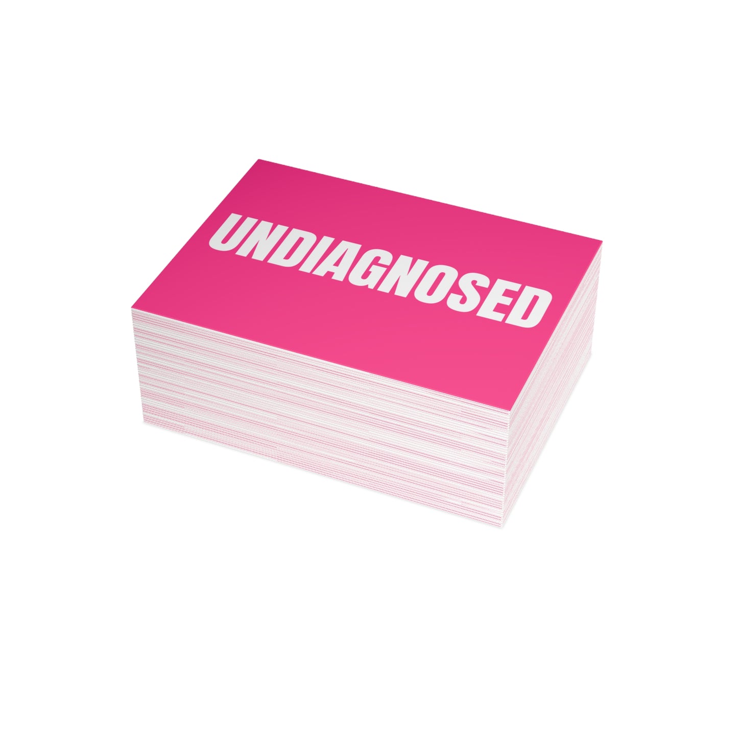 Pink Postcard Set Pack of 10, 30 or 50 w/ Envelopes | Coordinated Collection