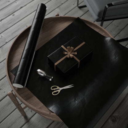 Black Wrapping Paper Matte or Glossy Gift Wrap 3 Sizes Fine Art Paper