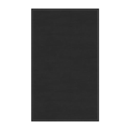 Black Cotton Twill Tea Towel 18 x 30