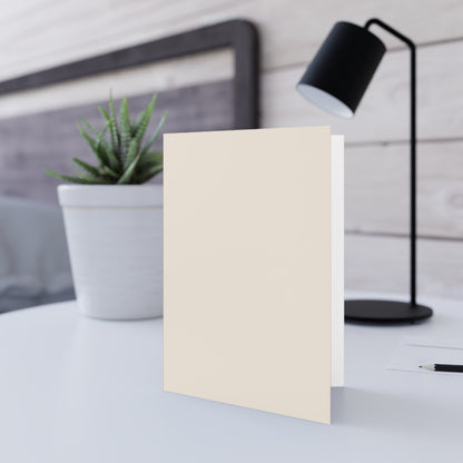 Latte Cream Note Card Color Coordinated Collection