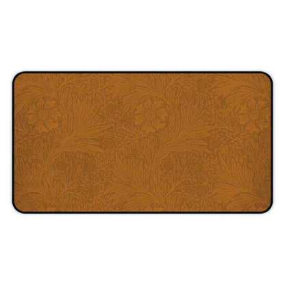 Saddle Tan Floral Desk Mat (12x18, 12x22, 16x32)