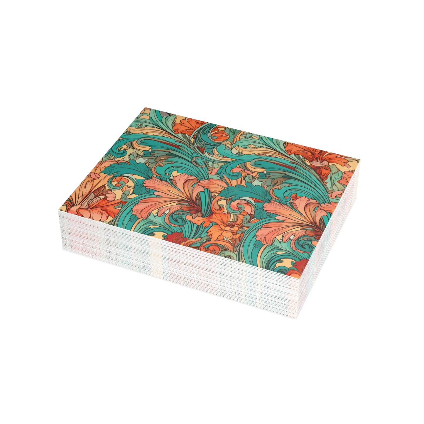 Coral Flourish Postcards Botanical Floral Postcard Set