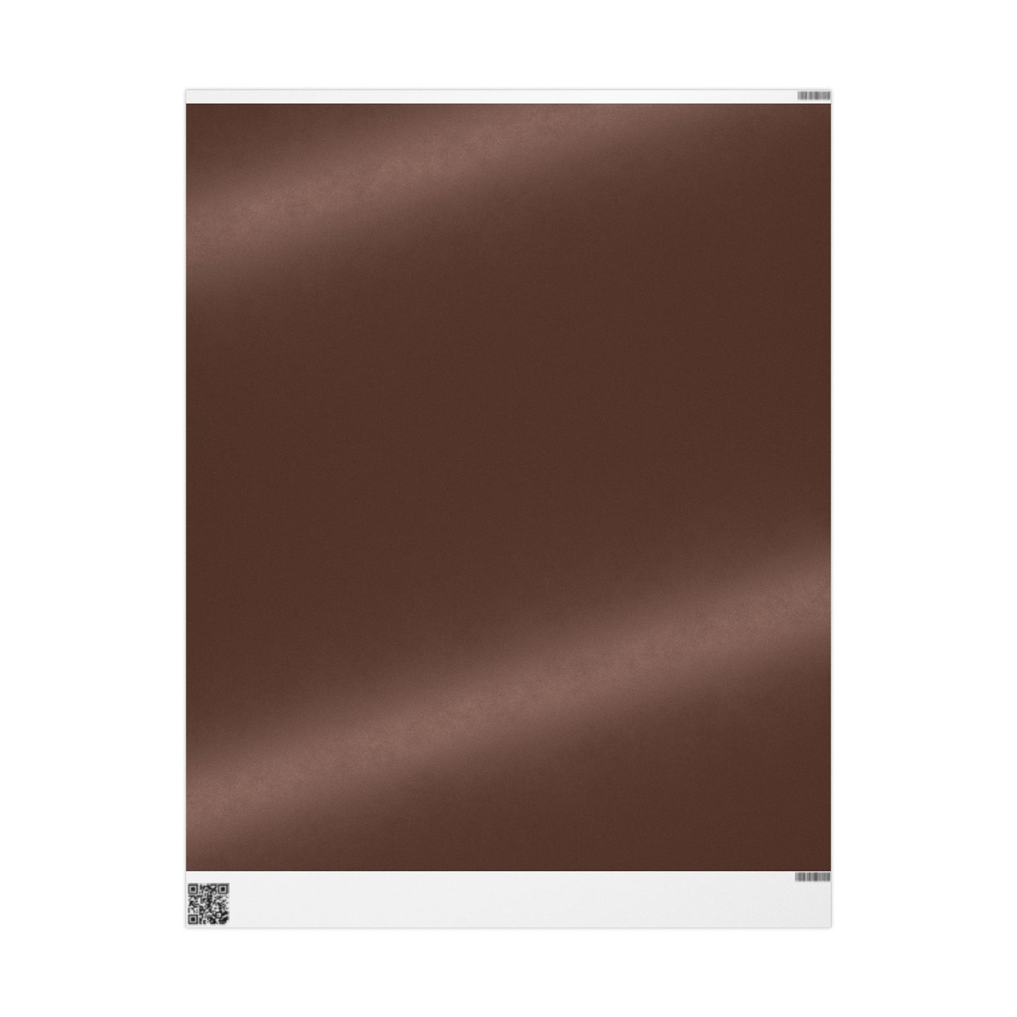 Chocolate Brown Wrapping Paper Matte or Glossy Gift Wrap 3 Sizes Fine Art Paper