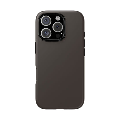 Muted Charcoal Tough Cell Phone Case Matte or Glossy Protective Case iPhone Samsung