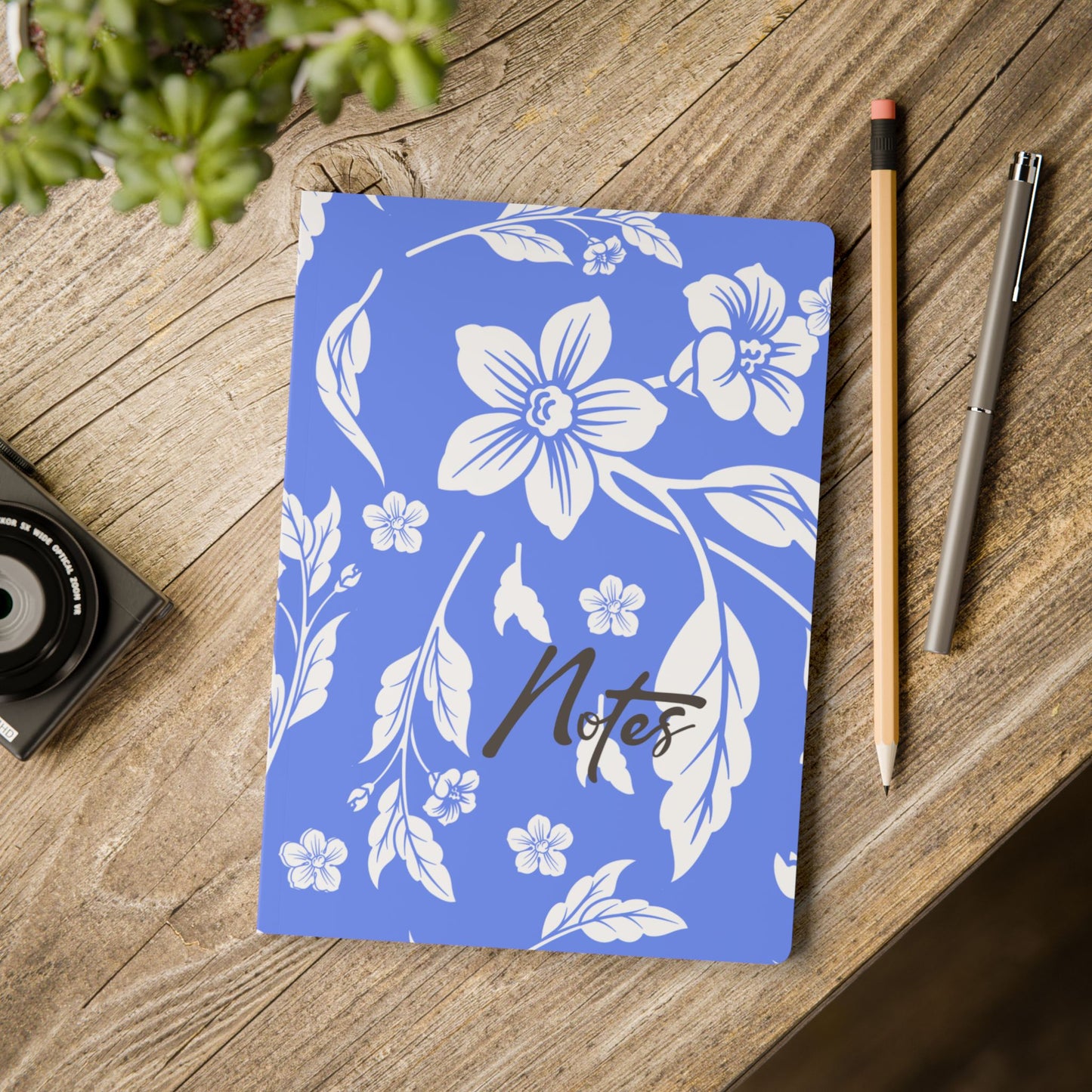 Periwinkle Floral A5 Lined Journal Coordinated Collection