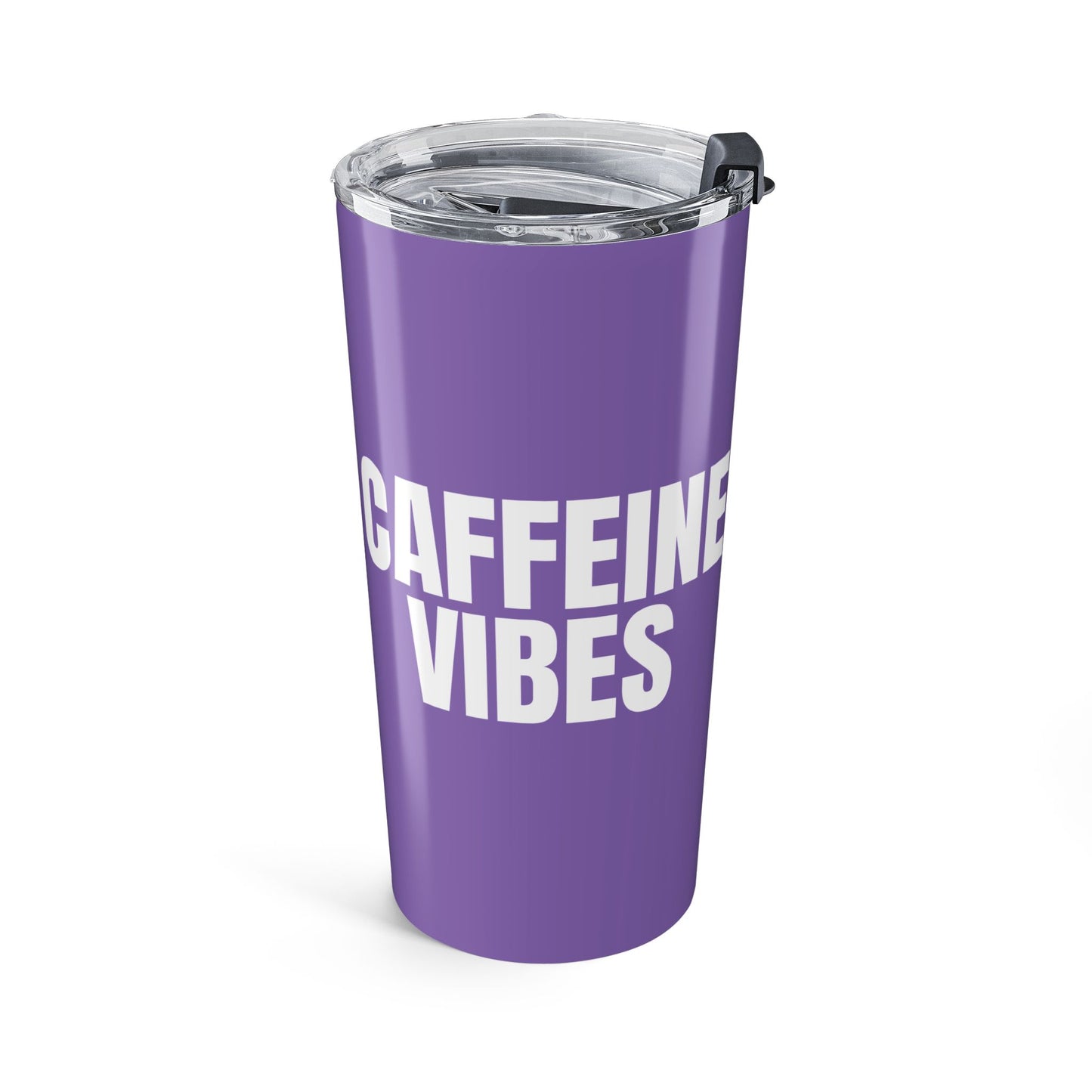 Purple Caffeine Vibes 20oz Stainless Steel Tumbler | Color Coordinated Collection