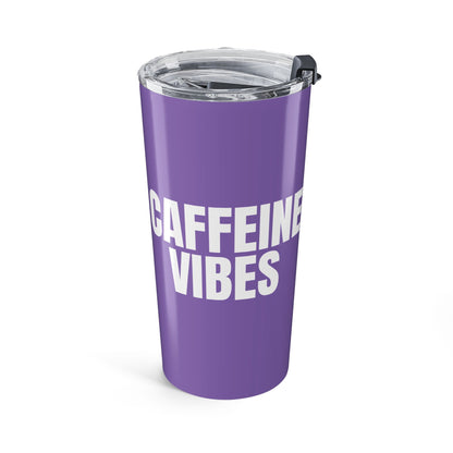 Purple Caffeine Vibes 20oz Stainless Steel Tumbler | Color Coordinated Collection