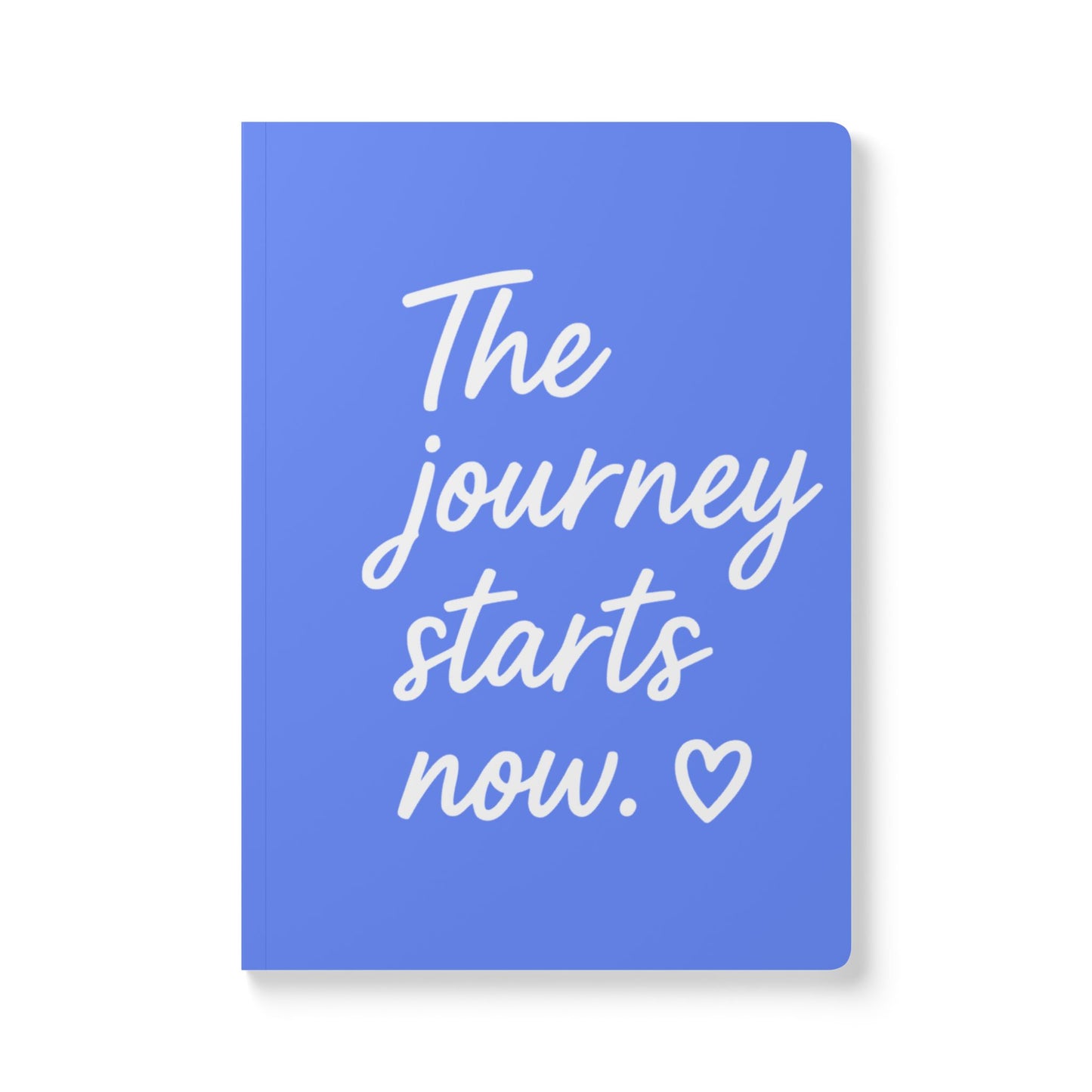 Periwinkle The Journey Starts Now A5 Lined Journal