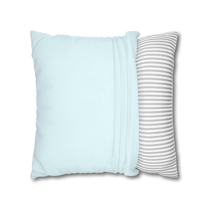 Ocean Blue Canvas Pillow Cover 20x20