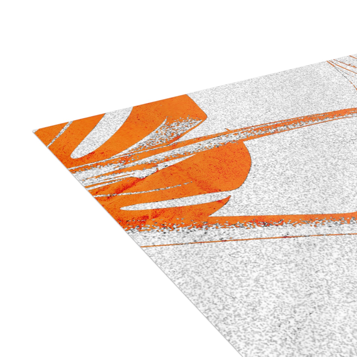 Monstera Leaf Tangerine Postcards