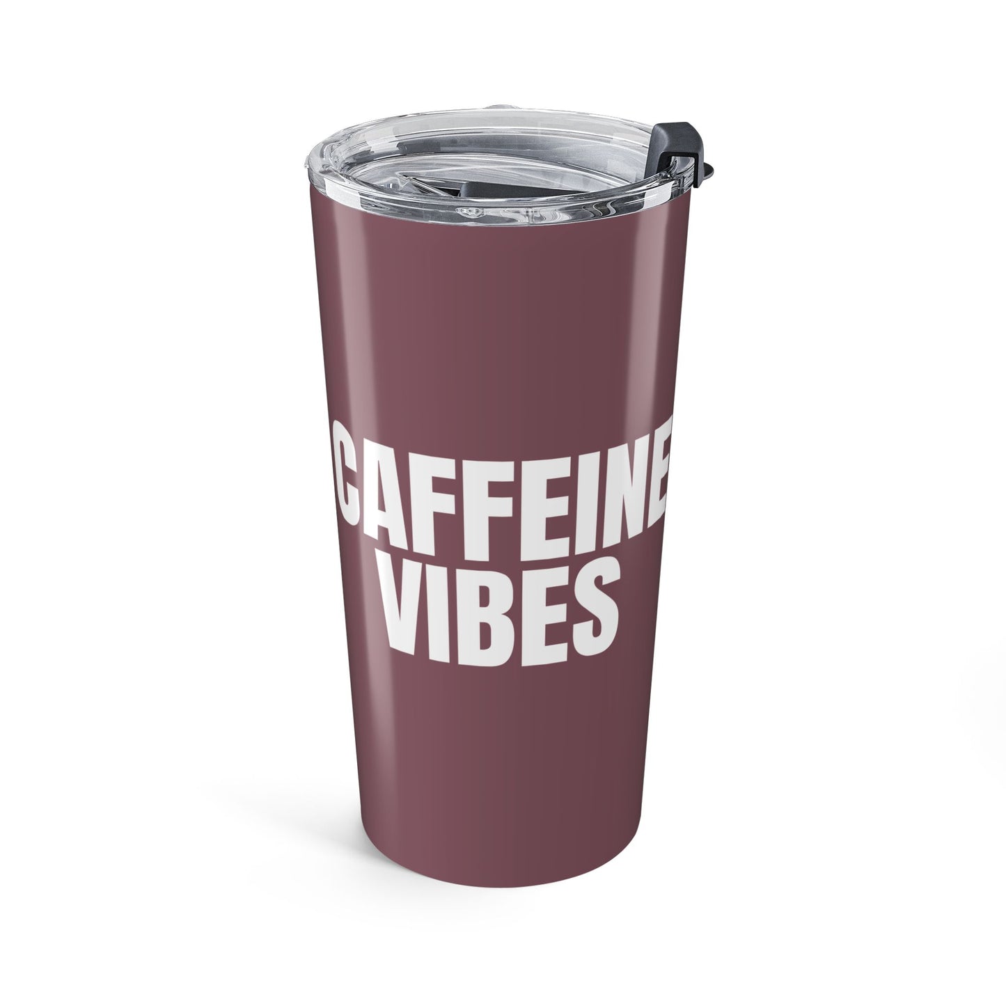 Mauve Caffeine Vibes 20oz Stainless Steel Tumbler | Color Coordinated Collection