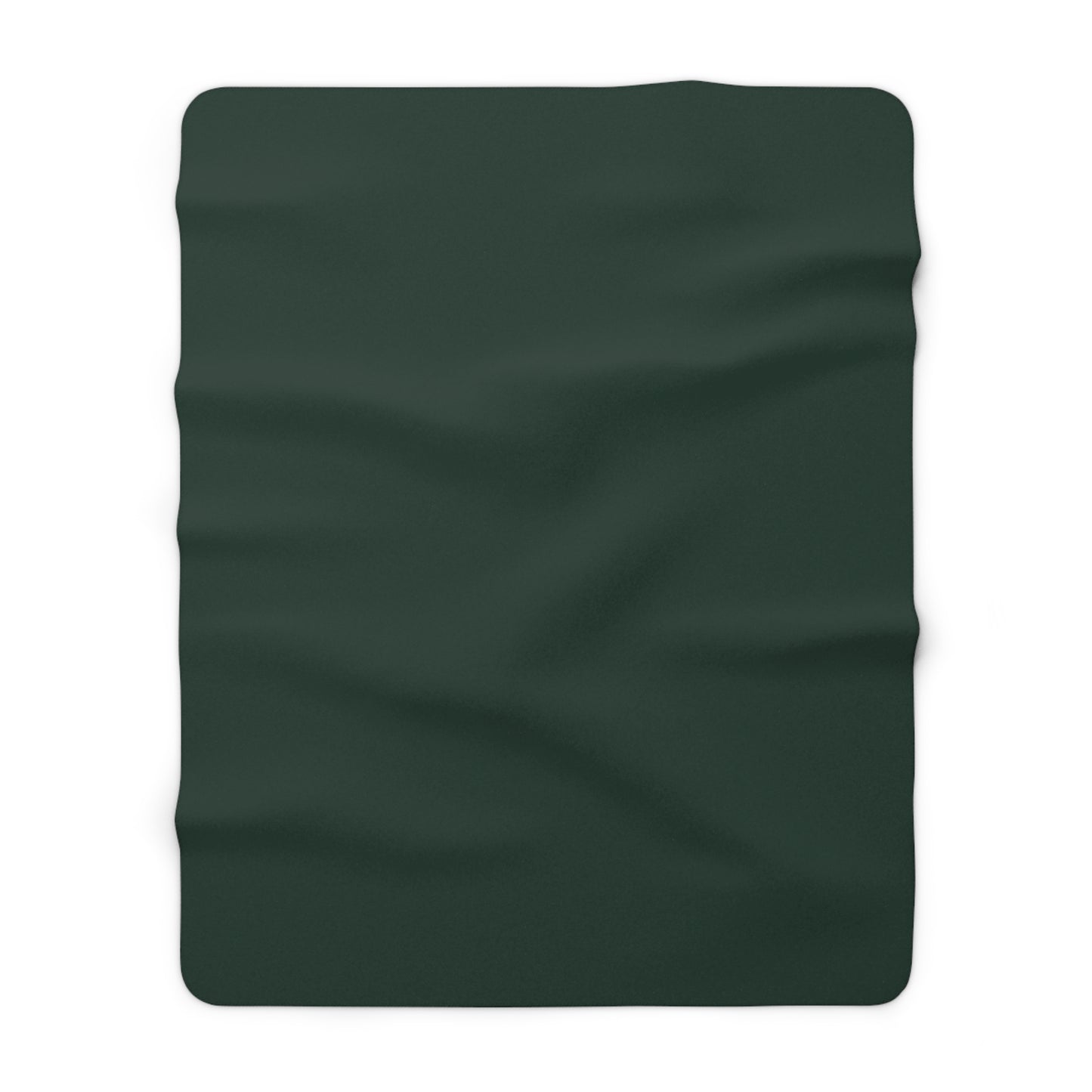 Forest Sherpa Fleece Blanket Cozy Plush Throw 3 Sizes Soft Warm Blanket