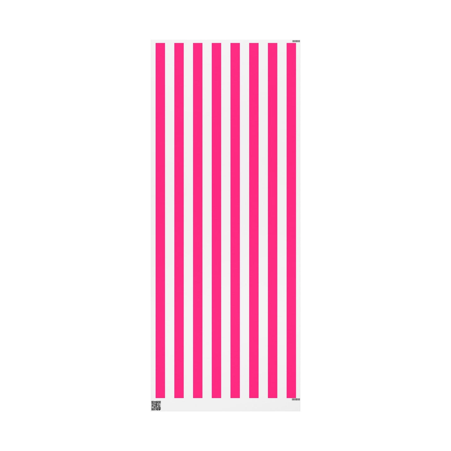 Pink Stripe Wrapping Paper, Matte or Glossy (3 Sizes)