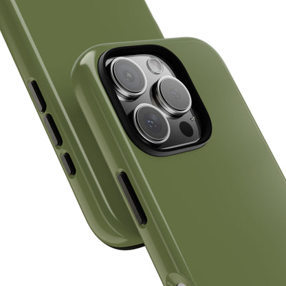 Olive Tough Cell Phone Case Matte or Glossy Protective Case iPhone Samsung