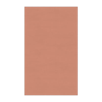 Terracotta Cotton Twill Tea Towel 18 x 30