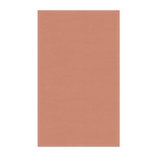 Terracotta Cotton Twill Tea Towel 18 x 30