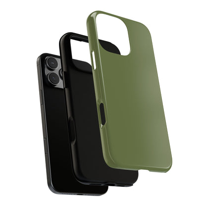 Olive Tough Cell Phone Case Matte or Glossy Protective Case iPhone Samsung