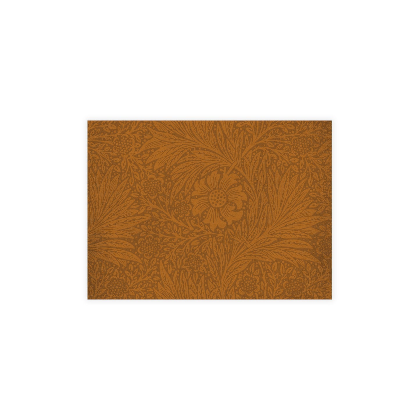 Saddle Tan Floral Postcard Set Pack of 10, 30 or 50 w/ Envelopes | Coordinated Collection