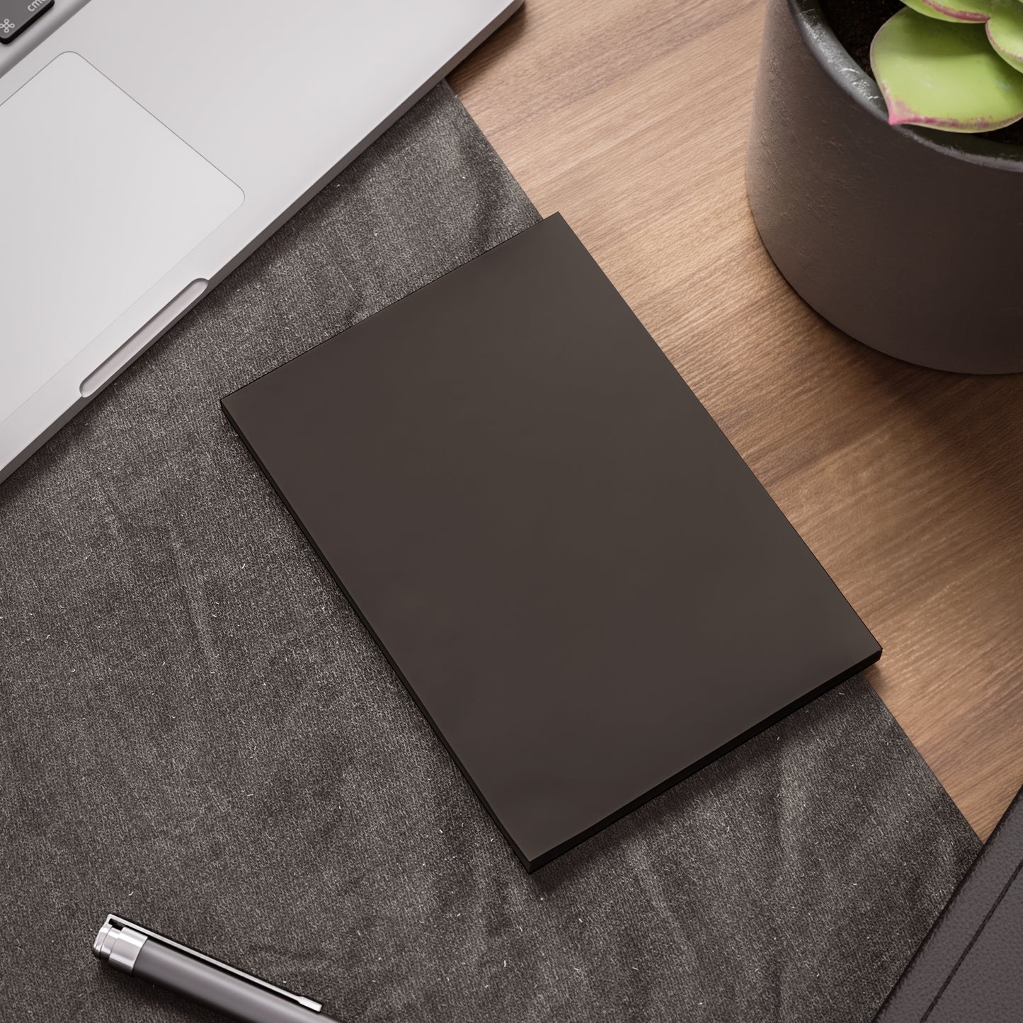 Muted Charcoal Post It Notes Coordinated Color Collection