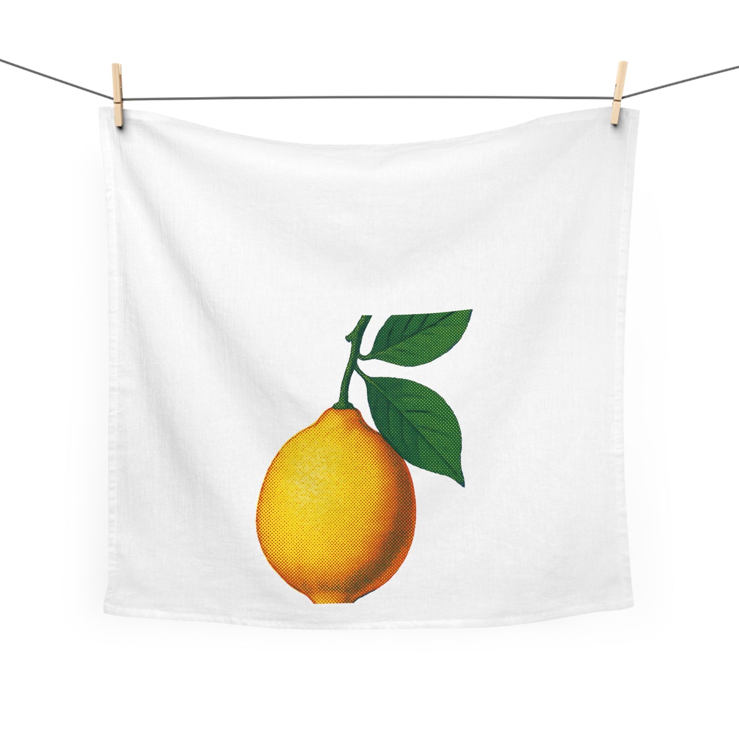 Lemon Kitchen Tea Towel Cotton Dish Towel Fruit Design Decorative Towel