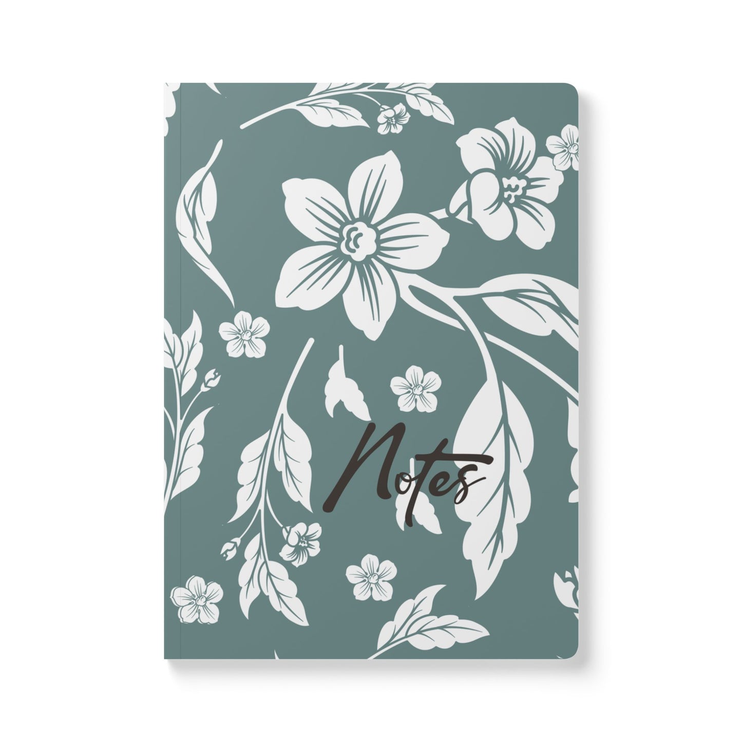 Dusty Blue Floral A5 Lined Journal Coordinated Collection
