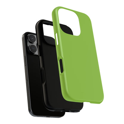 Muted Lime Tough Cell Phone Case Matte or Glossy Protective Case iPhone Samsung