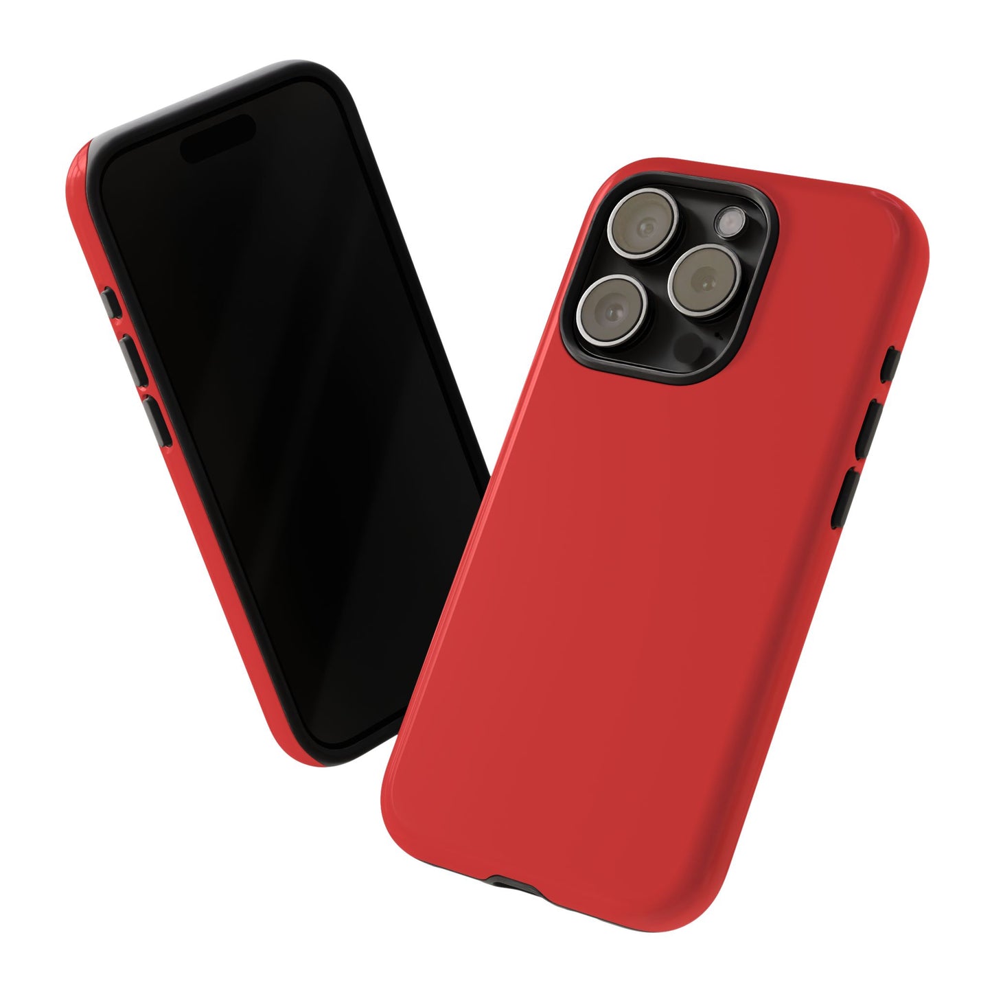True Red Tough Cell Phone Case Matte or Glossy Protective Case iPhone Samsung