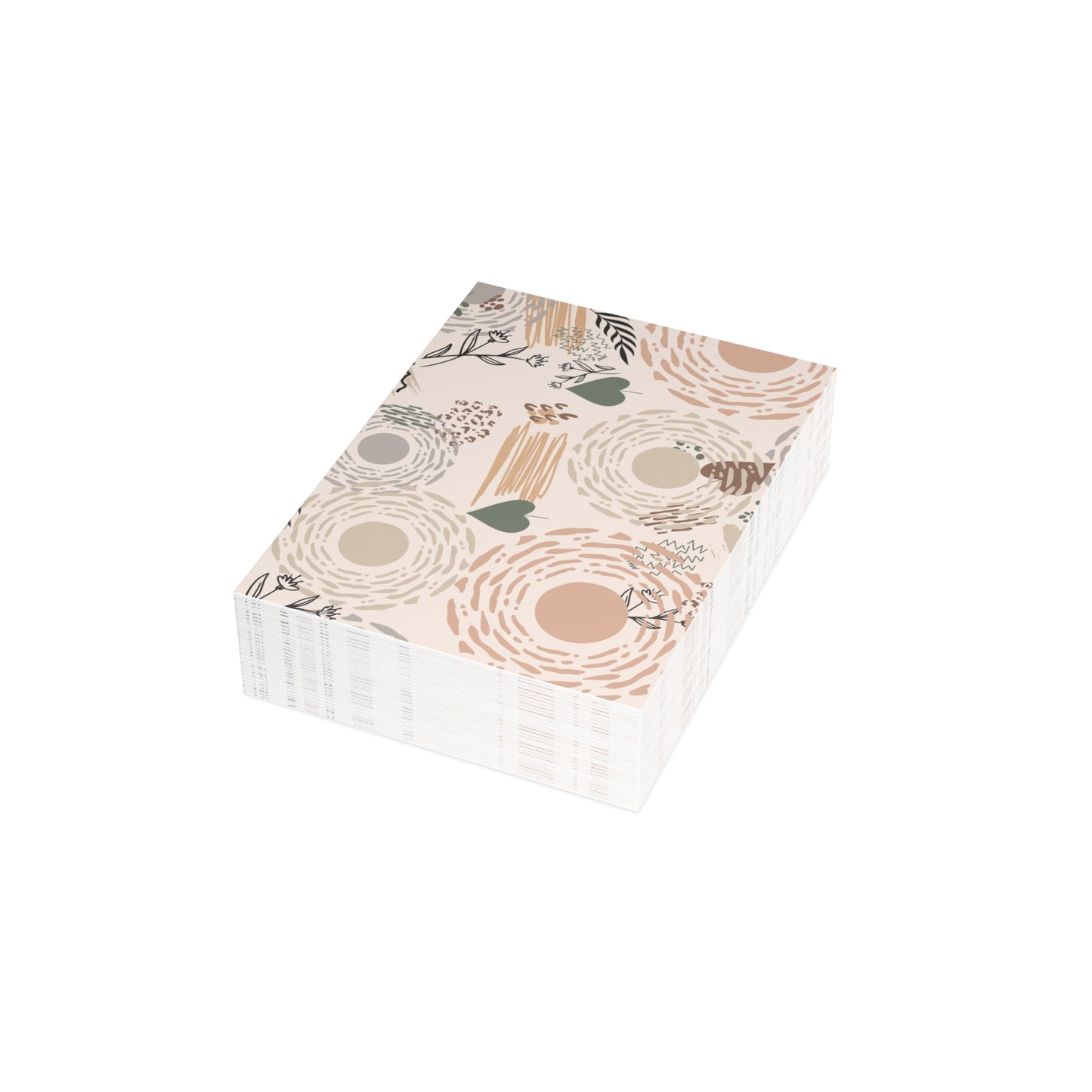 Neutral Flow Postcards Minimal Botanical Postcard Sets (10, 30 or 50)