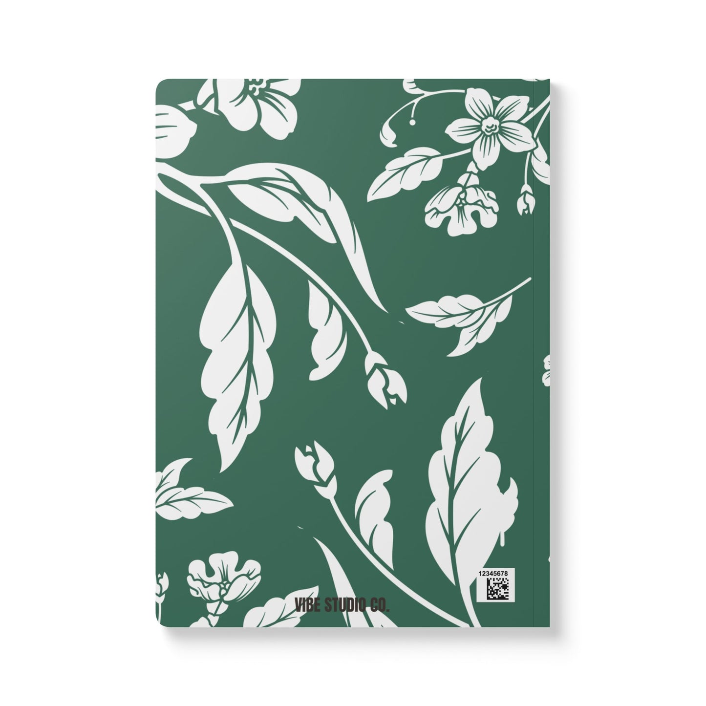 Leaf Green Floral A5 Lined Journal Coordinated Collection