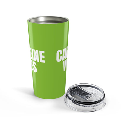 Muted Lime Caffeine Vibes 20oz Stainless Steel Tumbler | Color Coordinated Collection