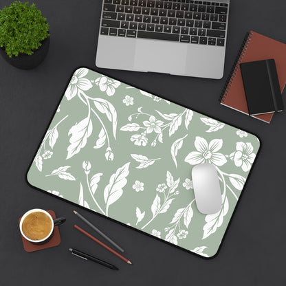 Sage Floral Desk Pad (12x18, 12x22 or 16x32)